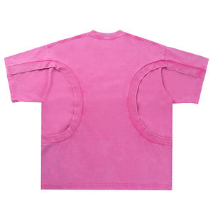 Camiseta de moda de manga corta recortada Boxy Fit para hombre, diseño personalizado de algodón Terry de peso pesado - Product Image 1