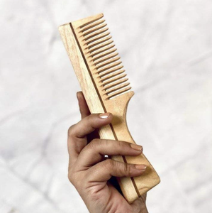 Luxury Organic Bamboo Wood <b>Hair</b> Paddle <b>Brush</b> Scalp Massage Comb Custom <b>Natural</b> Wooden Handle Detangling - Product Image 5
