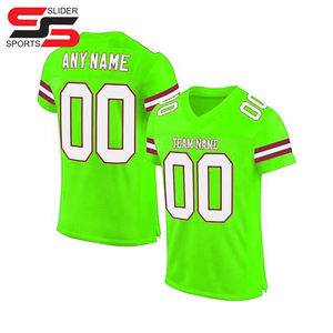 Venta al por mayor ropa deportiva personalizada ropa de fútbol americano sublimada 100% poliéster fútbol Jersey Rugby liso camisetas uniformes deportivos - Product Image 5