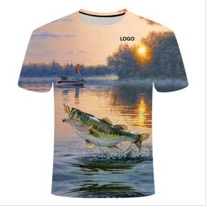 Recién llegado, diseño de logotipo personalizado, camiseta de pesca por sublimación, camisetas de protección UV para hombres, camisetas de pesca de manga larga de secado rápido UPF 50 + - Product Image 2