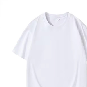 Boxy Heavyweight 100% Coton De Luxe Lavé Surdimensionné Tricoté T-shirt Personnalisé Blanc Vintage Chemise Décontractée pour Hommes/Femmes Respirant - Product Image 5