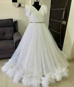 Vestido de Novia de Lujo para Invierno y Verano, Vestido de Novia de Gala, Manga Larga, Alta Calidad, Personalizable, Elegante, Servicio OEM - Product Image 2