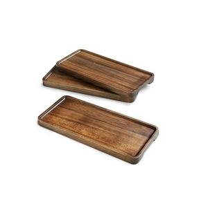 Plateau de Service en Bois Rectangle Réversible en Acacia-Brun Personnalisable Top Vente en Gros - Product Image 2