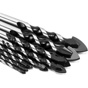 Set di punte per trapano Multi-materiale 8 pezzo multiuso (3 4 5 6 8 10 14 16 Mm) per vari materiali - Product Image 1