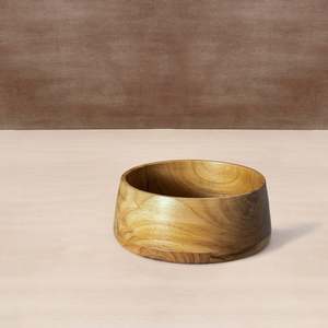 ชามผลไม้ทำจากไม้สีน้ำตาลสไตล์แฟนซีสำหรับเครื่องครัวของตกแต่งบ้านตกแต่งโต๊ะในโรงแรมร้านอาหารขายส่งในอินเดีย - Product Image 5