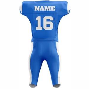 Uniforme de Fútbol Americano Sublimado Personalizado de Último Diseño, Jersey Corto 100% Poliéster, Transpirable, Unisex para Adultos - Product Image 6