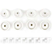 WD35X21038 (8PACK) Dishwasher Lower Rack <b>Wheel</b> & Stud GE for Kenmore Compatible Dishwasher Parts - Product Image 1