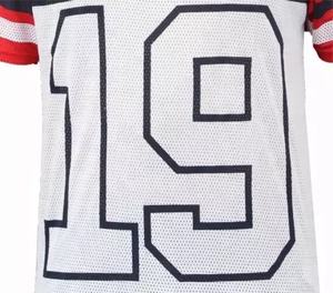 Por encargo de los hombres camisetas de fútbol al por mayor bordado de fútbol americano Jersey Spandex poliéster tela uniforme de fútbol - Product Image 6