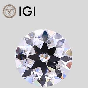 Diamante de Laboratorio Euro 4ct F VS2 con Certificado IGI, Corte Euro, Suelto - Product Image 1