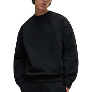 OEM Sweats à capuche vierges Design personnalisé de haute qualité Sweats à capuche épais 100% coton Streetwear Épaule tombante Sweats à capuche surdimensionnés pour hommes - Product Image 2