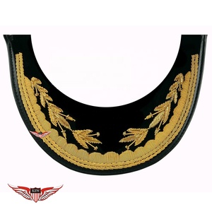KEW Venta al por mayor Gorra de Comisario/Inspector Español Bordada a Mano con Visera de Hilo Metálico para Uniforme Ceremonial y Desfiles - Product Image 1