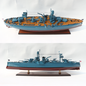 Modèle de navire de guerre en bois artisanal USS TEXASS (BB-35) pour la décoration des garçons, cadeau pour les enfants de 5 ans et plus et les adolescents de 14 ans et plus - Product Image 2