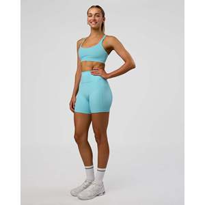 Conjunto de Sujetador Deportivo Acolchado Rapid Plus Size - Ropa Deportiva Transpirable de Algodón para Yoga y Gimnasio con Estampado del Mar Báltico - Product Image 5