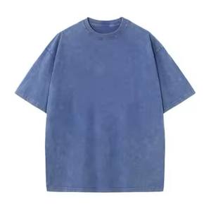 Cuello redondo Sun Faded Oversized Boxy Fit Casualwear DTG Camiseta para hombres Muchos colores sólidos disponibles para adultos - Product Image 4