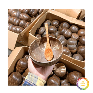 Tazón de Cáscara de Coco Hecho a Mano, Tazón para Servir con Calidad Consistente, Ideal para Restaurantes, Cafeterías y Mercados de Exportación - Product Image 1
