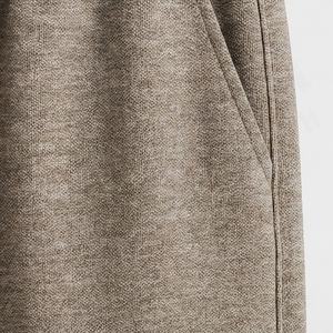 Pantalon large droit personnalisé, coupe ample, en jersey de polyester, pantalon de survêtement pour homme, plissé, ample, pantalon de survêtement pour homme, vente en gros - Product Image 5