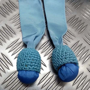 Ronpex เข็มขัดคาดเอวและสายคาดเอวสีขาวและสีฟ้าแบบกำหนดเอง - Product Image 3