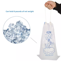 Sacs à glaçons de haute qualité au prix le plus bas Sacs en plastique recyclables de 10 livres Sacs à glaçons en matériau PE transparent Sacs à glaçons Congélateur Keeper Vietnam