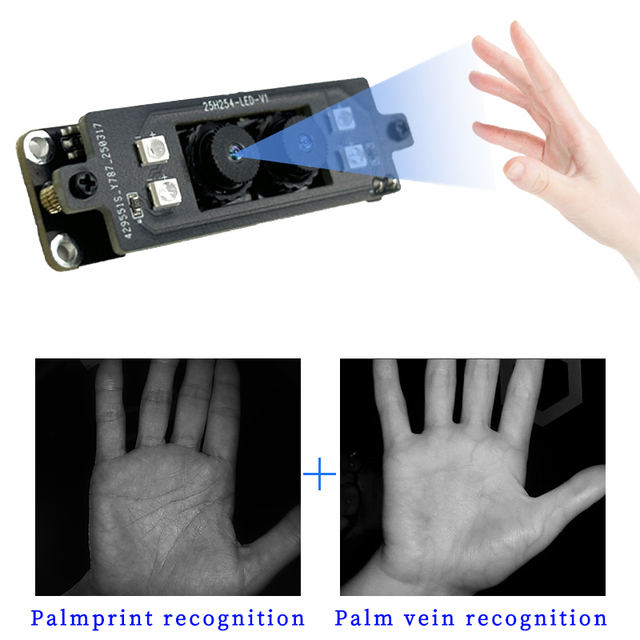 Tendcent Palm Vein Scanner Palm Print Recognition Camera Module Biometric Access Control Module Provide SDK Support OEM ODM USB