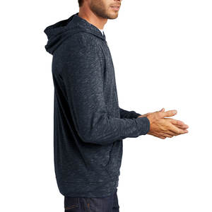 Sweat à capuche zippé pour homme, nouveau bleu marine - Product Image 3