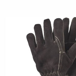 Gants de soudage en peau de vache fendue résistants à la chaleur/2023 gants de soudage à paume noire/gants de soudage BBQ de sécurité rouges Protection contre l'incendie - Product Image 5