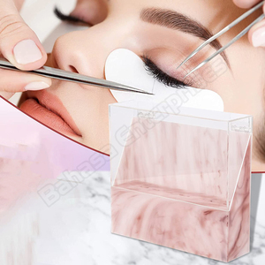 Soporte Cosmético para Pestañas, Caja de Almacenamiento Reutilizable para Pinzas de Pestañas, Cubierta Antipolvo, 8 Orificios para Injerto de Pestañas Postizas para Mujeres - Product Image 3