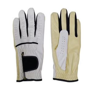 Venta al por mayor Guantes Golf Cabretta Cuero antideslizante Guante de golf Logotipo personalizado Guantes de golf Cabretta Piel de oveja - Product Image 2
