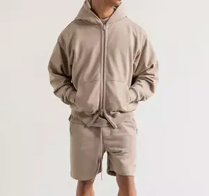 Sudadera con capucha de hombre con estampado digital de animales y hombros caídos al por mayor personalizada con estampado bajo demanda - Product Image 2