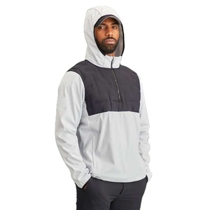 New Men Golf <b>Jacket</b> Outdoor Windproof Waterproof Breathable Lightweight Sports Outerwear Training Hooded Quilted Winter Custom - Product Image 1
