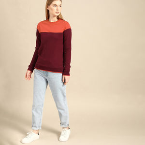 Drop Shoulder High Quality Crew Neck <b>Long</b> Sleeve Drop Shoulder Embroidered Custom Logo <b>Sweatshirt</b> <b>Women</b> - Product Image 6