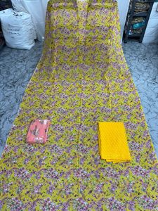 Tissu en voile de coton imprimé numérique antistatique de style africain, poids moyen 110 GSM, pour chemise, robe, ensemble somalien Dirac, coupe classique - Product Image 4