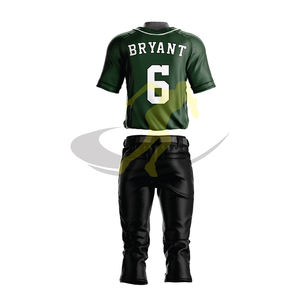 Conjunto de ropa deportiva de béisbol y sóftbol al por mayor personalizado, camiseta transpirable, ropa de equipo de sublimación impresa de talla grande - Product Image 3