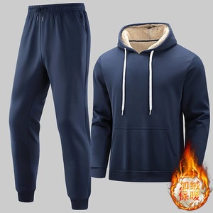 กางเกงกีฬาแบบสวมหัวลำลองสีพื้นระบายอากาศได้ดีสำหรับผู้ชายชุดกีฬากันลมใส่กลางแจ้งสำหรับฤดูใบไม้ร่วงฤดูหนาว - Product Image 2