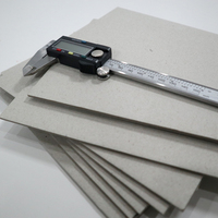 Carton gris de 1,5 mm, durable pour les menus, cadres photo rigides pour les industries chimiques et d'impression, dossiers 70*100 cm