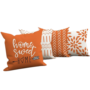 Custom Digital Printing 45x45cm Polyester Knitted Throw Pillow Case | Plant Design Decorative <b>Cushion</b> Cover for Home & Hotel - Product Image 4