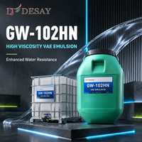 GW-102HN Liant d'émulsion VAE à haute teneur en solides pour la lamination de tissus, matériaux non tissés, panneaux de meubles et film PVC