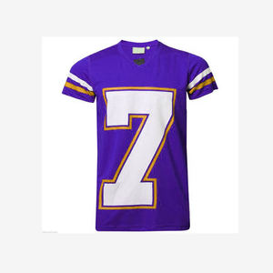 Camisetas de fútbol impresas de calidad premium 7 V 7 bordado 100% poliéster camiseta de fútbol americano de secado rápido - Product Image 1