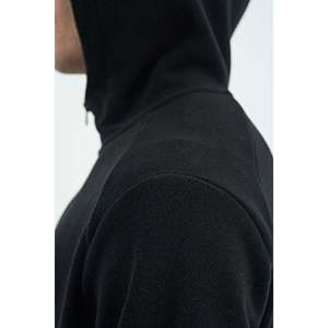 ชุดวอร์มผู้ชาย Hector Black Hooded Fleece รุ่น 85227 - สีดำ/ดำ - Product Image 4