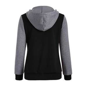 Veste décontractée automne hiver pour femmes avec capuche boutonnée polaire tricotée respirant épais manches longues - Product Image 6