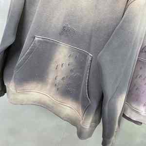 Custom 100% Cotton 100gsm Pocketless Heavy GSM <b>Hoodie</b> for Men <b>Aesthetic</b> Winter Man's Manufacturer <b>Hoodie</b> - Product Image 6