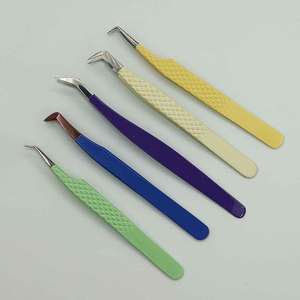 Pince à épiler professionnelle d'extension de cils en acier inoxydable meilleure qualité et prix compétitif - Product Image 3