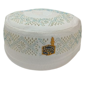 Gorro Islámico para Hombre, 100% Algodón, Bordado a Máquina, Diseño Informal para Uso en Exteriores, para la Oración Musulmana, para las Cuatro Estaciones - Product Image 2