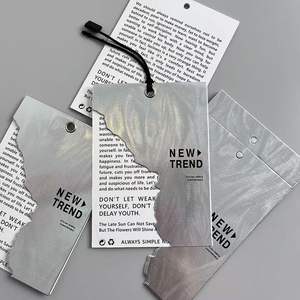 ป้ายเสื้อผ้าป้ายแขวนเสื้อ - Product Image 2