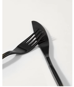 Ensemble de couverts en métal Ensemble de 5 pièces en acier miroir avec poignée Utilisations pour la coutellerie alimentaire à un prix abordable - Product Image 4