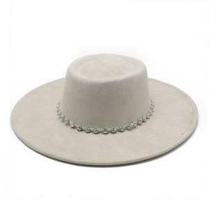 Chapeau de cow-boy en daim de style européen et américain pour femmes avec protection solaire et large bord - Product Image 4