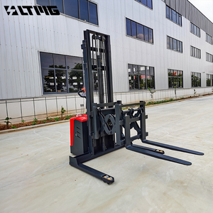 Chariot élévateur à ciseaux d'entrepôt LTMG 1.5ton 2ton 1500kg 2000kg gerbeur électrique à double portée profonde avec jambe large - Product Image 5