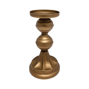 Bougeoir décoratif pour la maison en fer couleur or mat bougeoir de style classique et bougeoir pour Noël - Product Image 1