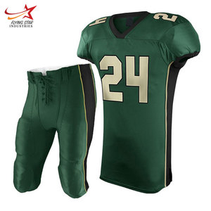 Ensembles de Style uniforme de Football américain personnalisé professionnel respirant séchage rapide antibactérien grande taille vêtements de sport nom de l'équipe - Product Image 3