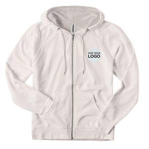 80% cotton / 20% polyester Zipper Hoodies Custom Independent Trading Co. Mid weight Full <b>Zip</b> <b>Hoodie</b> - Product Image 5