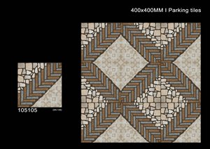 40X40ซม. กระเบื้องจอดรถที่ทนทานแบบดิจิทัลกระเบื้องปูพื้นแบบด้านออกแบบระเบียงกลางแจ้งกระเบื้องจอดรถขนาด40x40ซม. - Product Image 5
